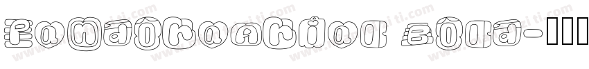 PandoraArial Bold字体转换